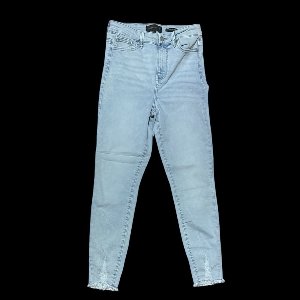 Kendall + Kylie Kontour High Rise Distressed Skinny Jeans Size 7/28